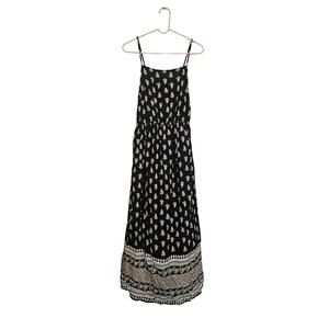 Vivance Sustainable Printed Maxi Dress Navy Blue size 12